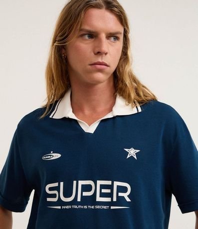 Remera Boxy Sportcore con Cuello Polo 4