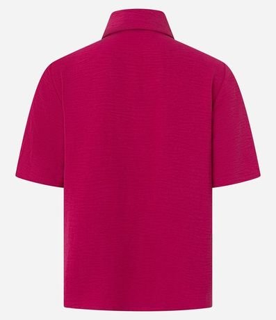 Camisa Airflow con Botones Metalizados y Bolsillos Delanteros 7