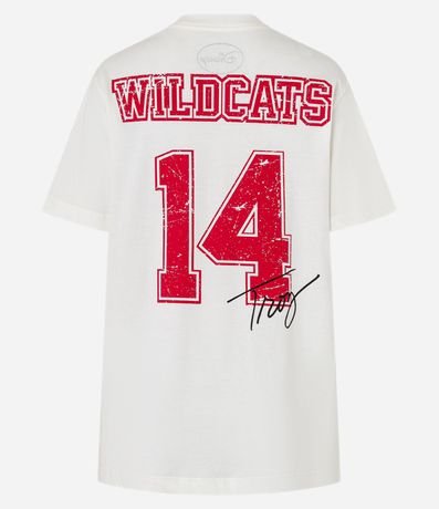Remera Alargada en Algodón con Estampa High School Musical 6