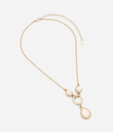 Collar Corto con Colgantes en Resina 3