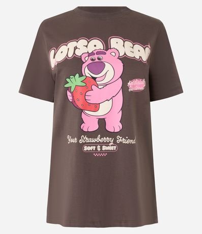 Remera Alargada en Algodón con Estampa Lotso Bear 4
