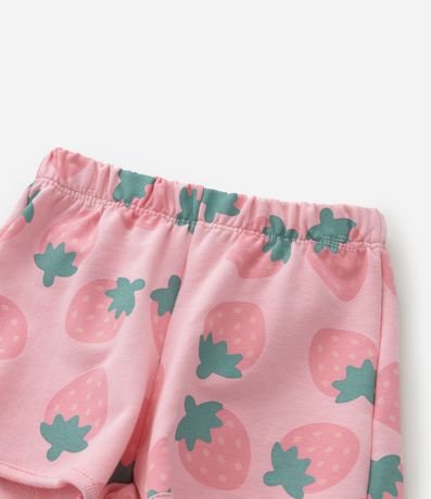 Conjunto Infantil con Estampa de frutillas Minnie - Talle 1 a 6 años 6