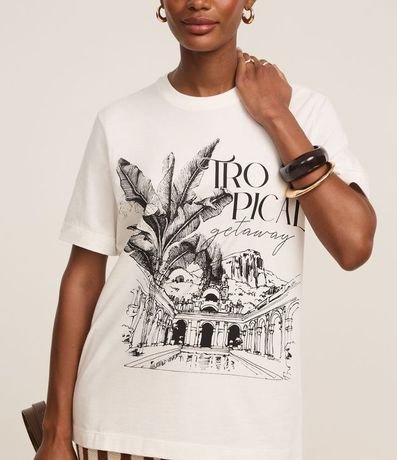 Remera en Algodón con Estampa Parque Lage 4