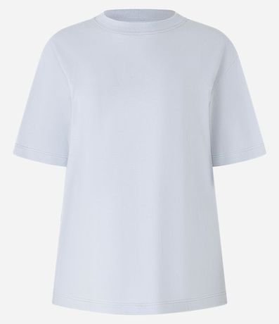 Remera en Algodón con Cuello Redondo 5