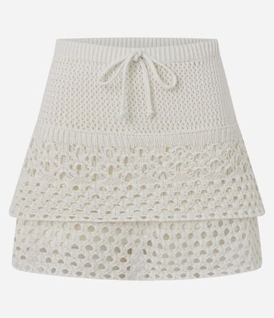 Pollera Mini en Punto con Volados 6