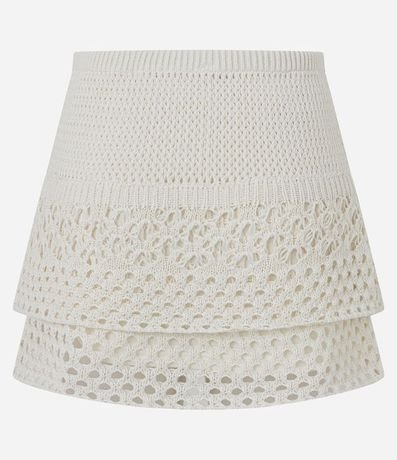 Pollera Mini en Punto con Volados 8