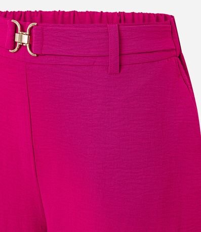 Pantalón Carrot Cintura Alta en Airflow con Hebillas Metalizadas 6