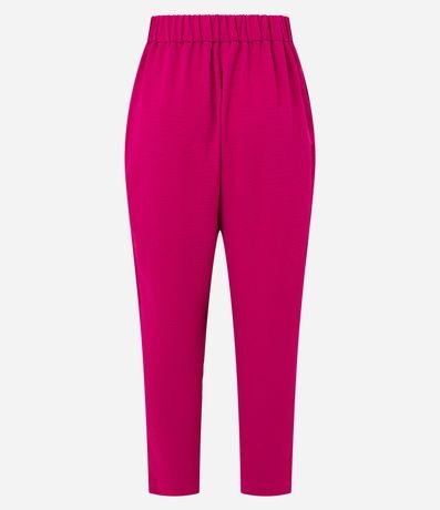 Pantalón Carrot Cintura Alta en Airflow con Hebillas Metalizadas 7