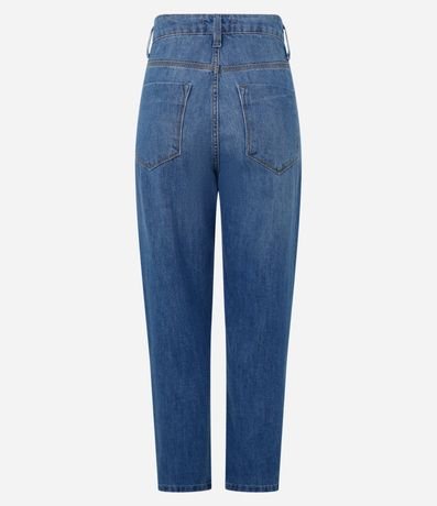 Pantalón Mom Comfort Cintura Alta en Jeans 8