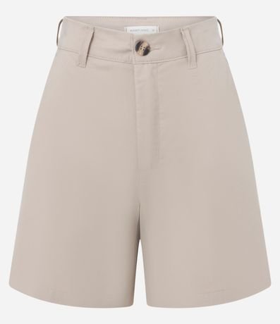 Bermuda Sastrería Cintura Mediana en Sarga con Bolsillos 5