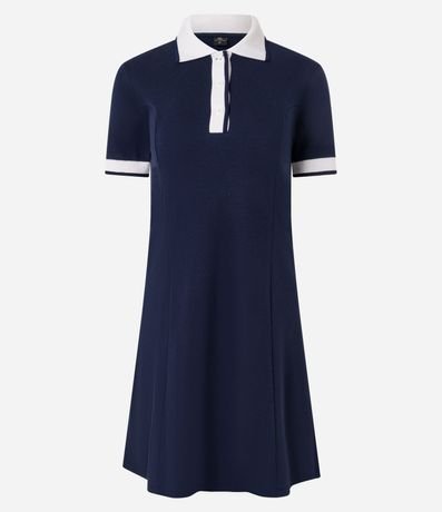 Vestido Sportcore Corto en Algodón con Contrastes 5