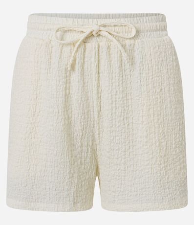 Bermuda Recta en Chambray Texturizada 5