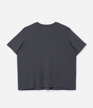 Remera con Brillos Salpicados Curve & Plus Size 5