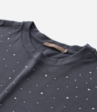 Remera con Brillos Salpicados Curve & Plus Size 7
