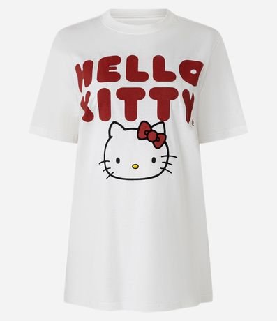 Remera Alargada en Algodón con Estampa Hello Kitty 4