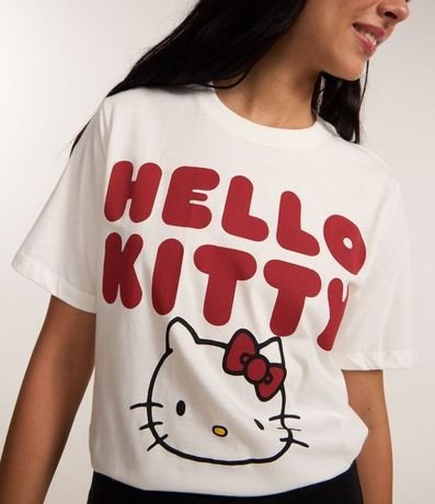 Remera Alargada en Algodón con Estampa Hello Kitty 3