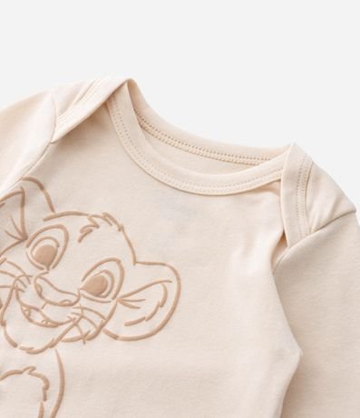 Body Infantil con Estampa Simba Rey León - Talle 0 a 18 meses 4