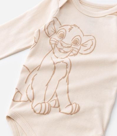 Body Infantil con Estampa Simba Rey León - Talle 0 a 18 meses 7