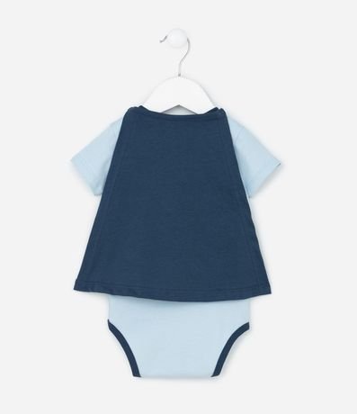 Body Infantil con Estampa Super Hombre y Capa - Talle 0 a 18 Meses 11