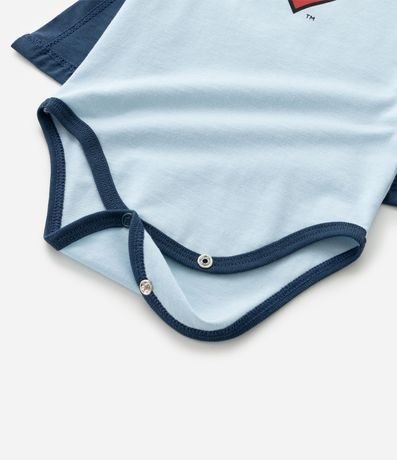 Body Infantil con Estampa Super Hombre y Capa - Talle 0 a 18 Meses 5