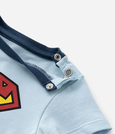 Body Infantil con Estampa Super Hombre y Capa - Talle 0 a 18 Meses 7