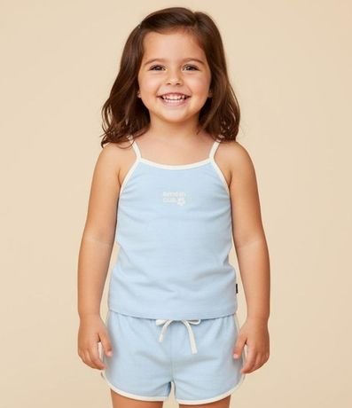 Remera Infantil Regular de Bretel Fino Garden Club - Talle 1 a 6 años