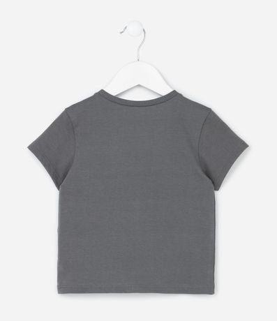 Remera Infantil con Estampa Corazón en Foil - Tam  1 a 6 años 2