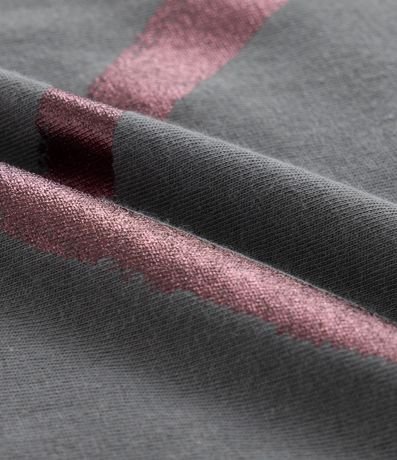 Remera Infantil con Estampa Corazón en Foil - Tam  1 a 6 años 3