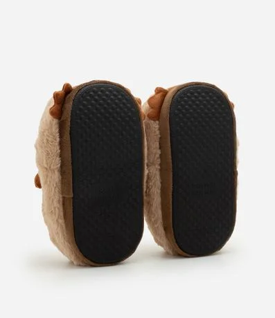 Pantufla Infantil en Fleece con Aplicación de Carpincho – Talle 30 a 36 3