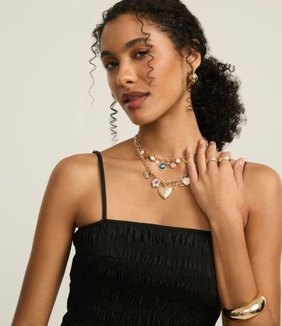 Vestido Evasê en Tricolina con Bretel Fino y Lastex 4