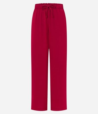 Pantalón Pantalona en Airflow con Elástico y Lazo en la Cintura 5