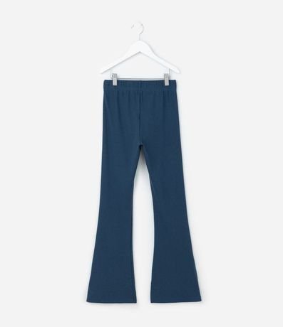 Pantalón Flare Infantil Básica en Rib - Talle 5 a 14 años 2