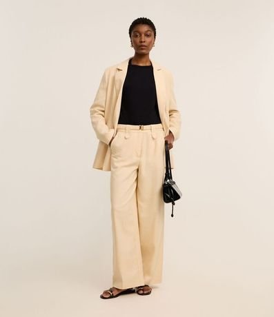 Blusa Acanalada en Rib con Detalle Metalizado en el Hombro 2