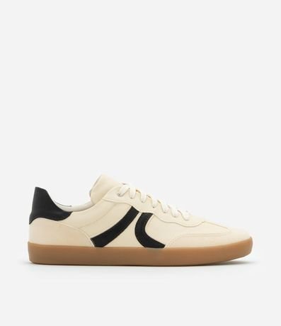 Championes Estilo Taco en PU con Detalles Laterales