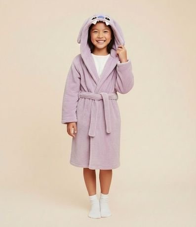 Bata de Baño Infantil Felpudo con Capucha Personaje Angel – Talle 5 a 16 años