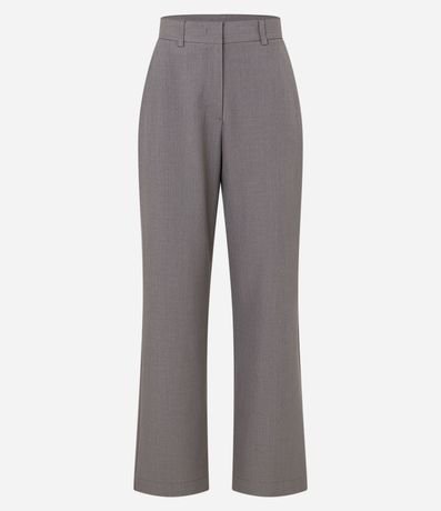 Pantalón Recto en Sastrería con Ganchillo en la Cintura 6