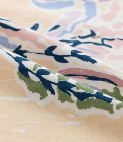 Remera Alargada con Estampa Flowers Bloom Curve & Plus Size 7