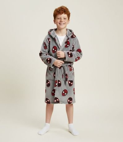 Bata de Baño Infantil con Estampa del Hombre-Araña – Talle 3 a 12 años