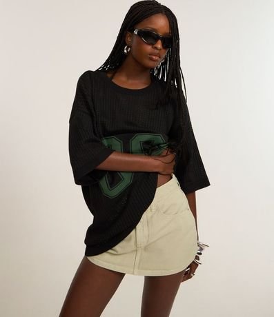 Short Pollera Corto en Sarga 2