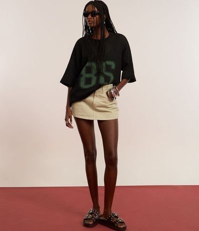 Short Pollera Corto en Sarga 6