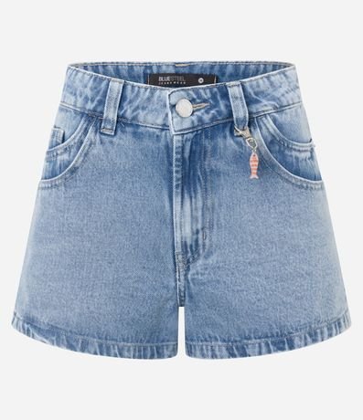 Short Slim en Jeans con Colgante Pez 5