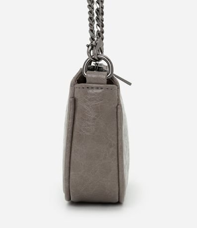 Cartera Baguette en PU con Asa de Cadena 2