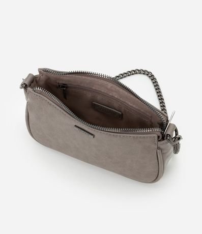 Cartera Baguette en PU con Asa de Cadena 5