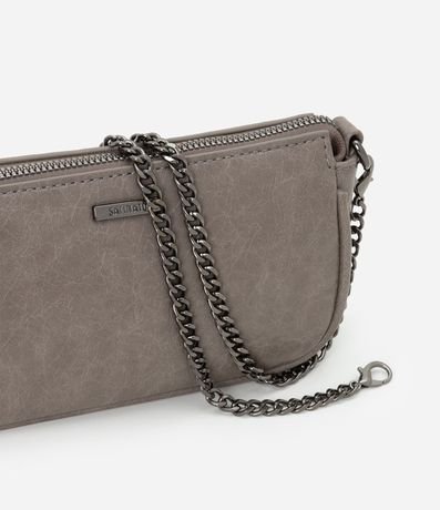 Cartera Baguette en PU con Asa de Cadena 7