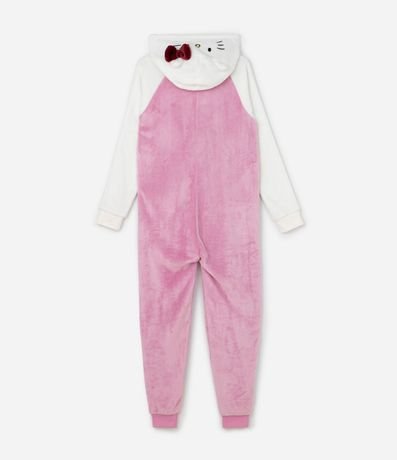 Pijama Jumper Infantil en Fleece con Bordado Hello Kitty - Talle 5 a 16 años 3