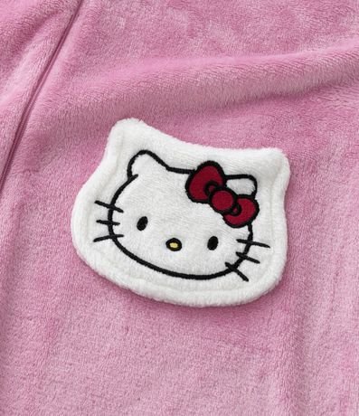 Pijama Jumper Infantil en Fleece con Bordado Hello Kitty - Talle 5 a 16 años 7