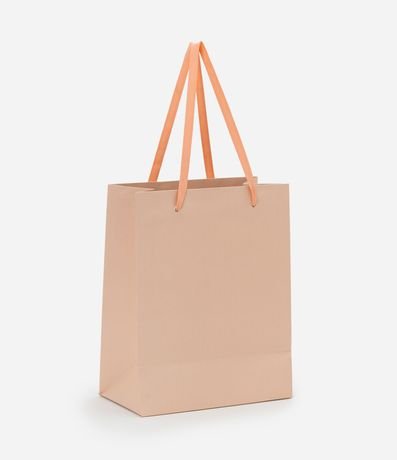 Bolsa de Regalo Pequeña con Textura Rayada