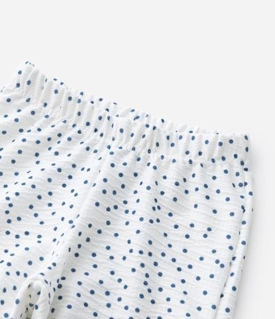 Conjunto Infantil con Estampa de Lunares Texturizado - Talle 0 a 18 Meses 9