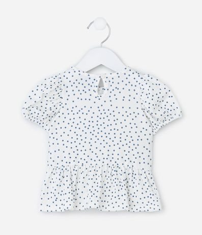 Conjunto Infantil con Estampa de Lunares Texturizado - Talle 0 a 18 Meses 4