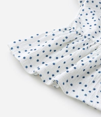 Conjunto Infantil con Estampa de Lunares Texturizado - Talle 0 a 18 Meses 8